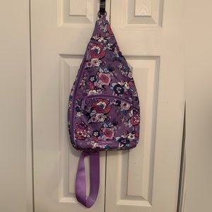 SPRING Purple Vera Bradley Sling Bag
